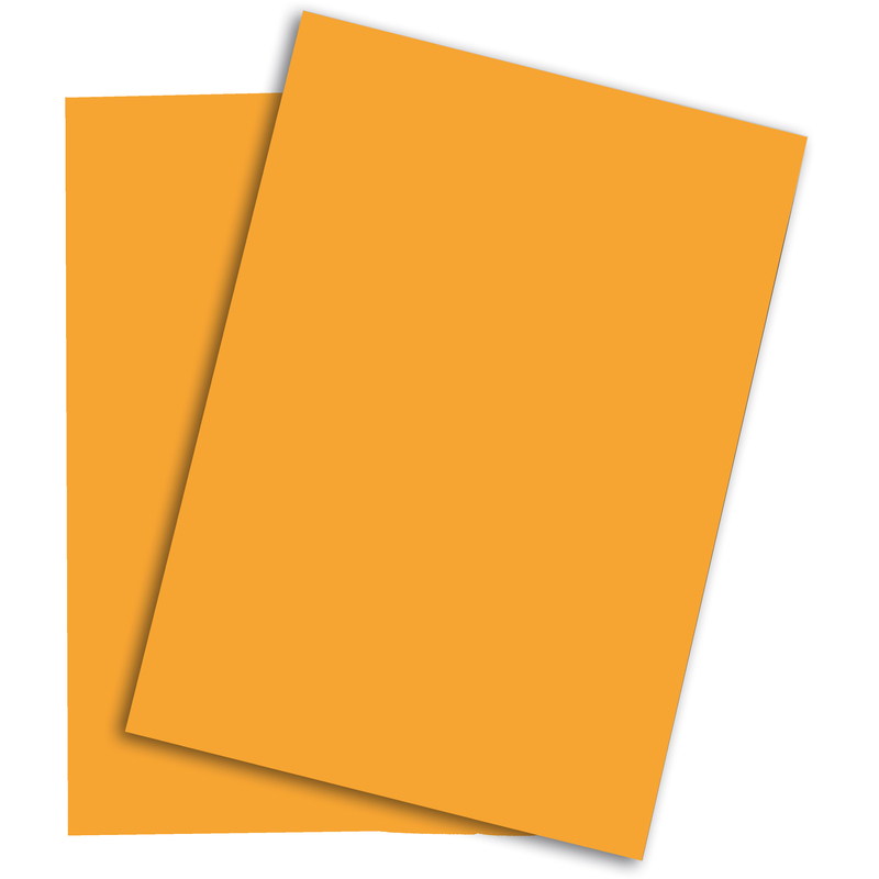Rainbow Papier farbig, A4, 80 g/m², mittelorange