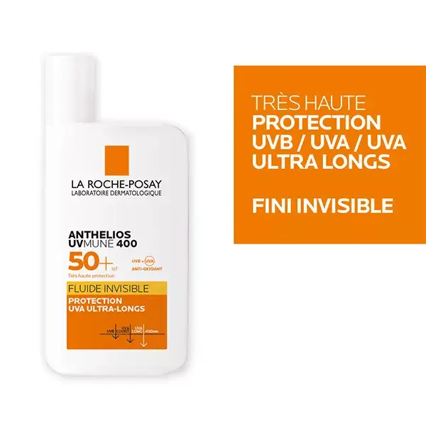 Rotina Anti-Manchas La Roche-Posay Mela B3 Serum 30ml e Protetor Solar Facial Anthelios UVMune 400 FPS 50+ com Perfume 50ml