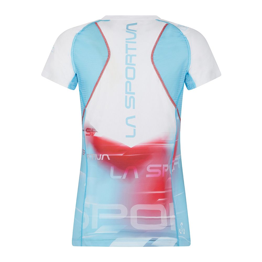 La Sportiva VELOCE - Maillot Femme malibu blue/white