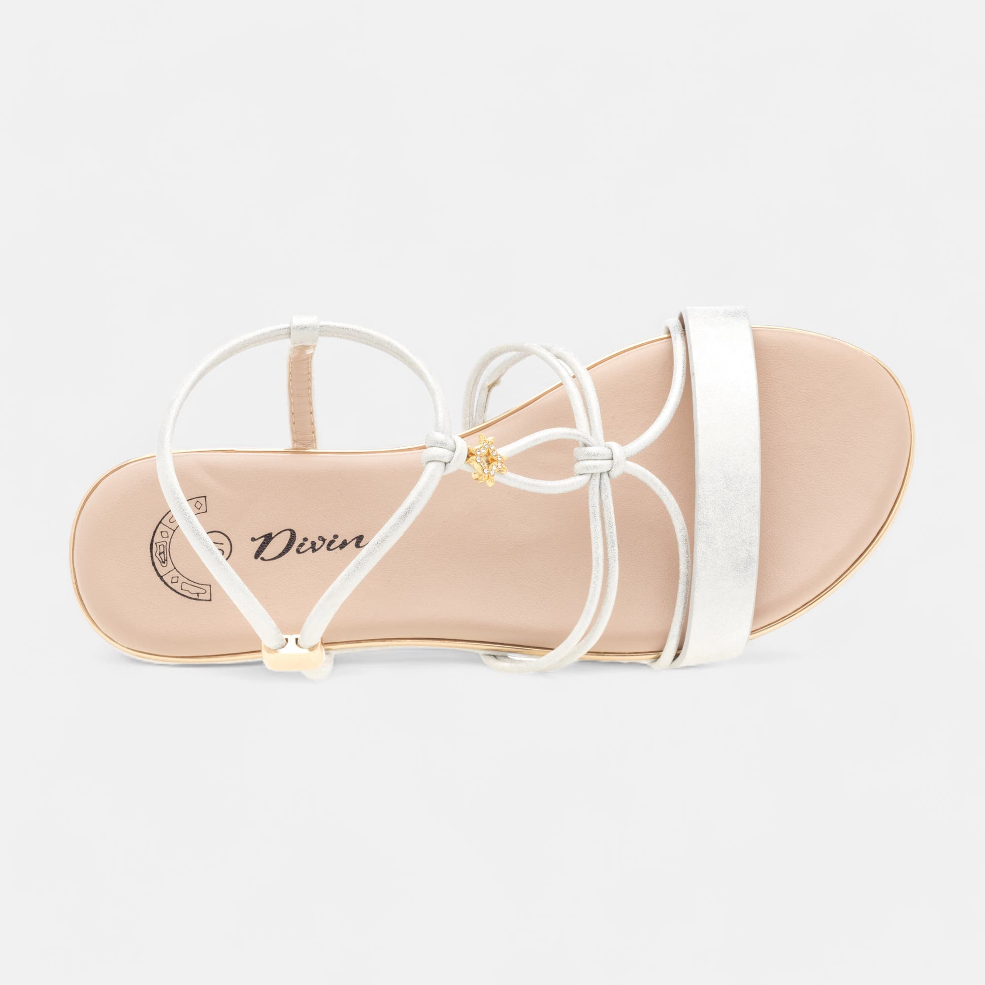 Nu-pieds Femme blanc