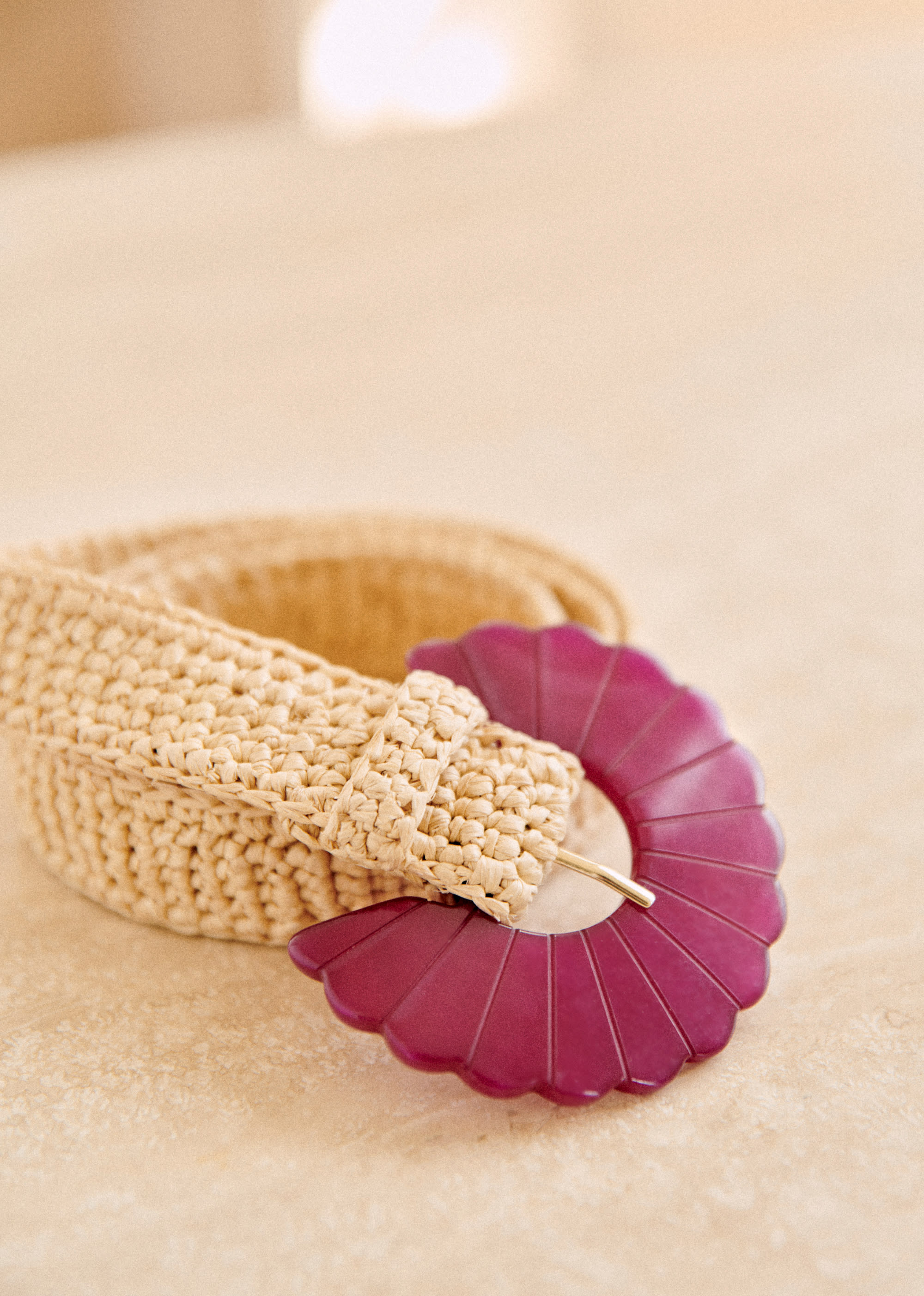 Ceinture Sandy - Raphia Naturel - E-SHOP/CEINTURES 5905875