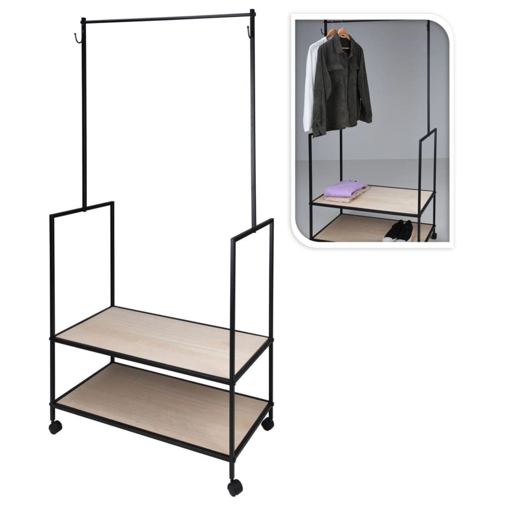 H&S Collectie Kledinghanger met 2 Haken, Metaal