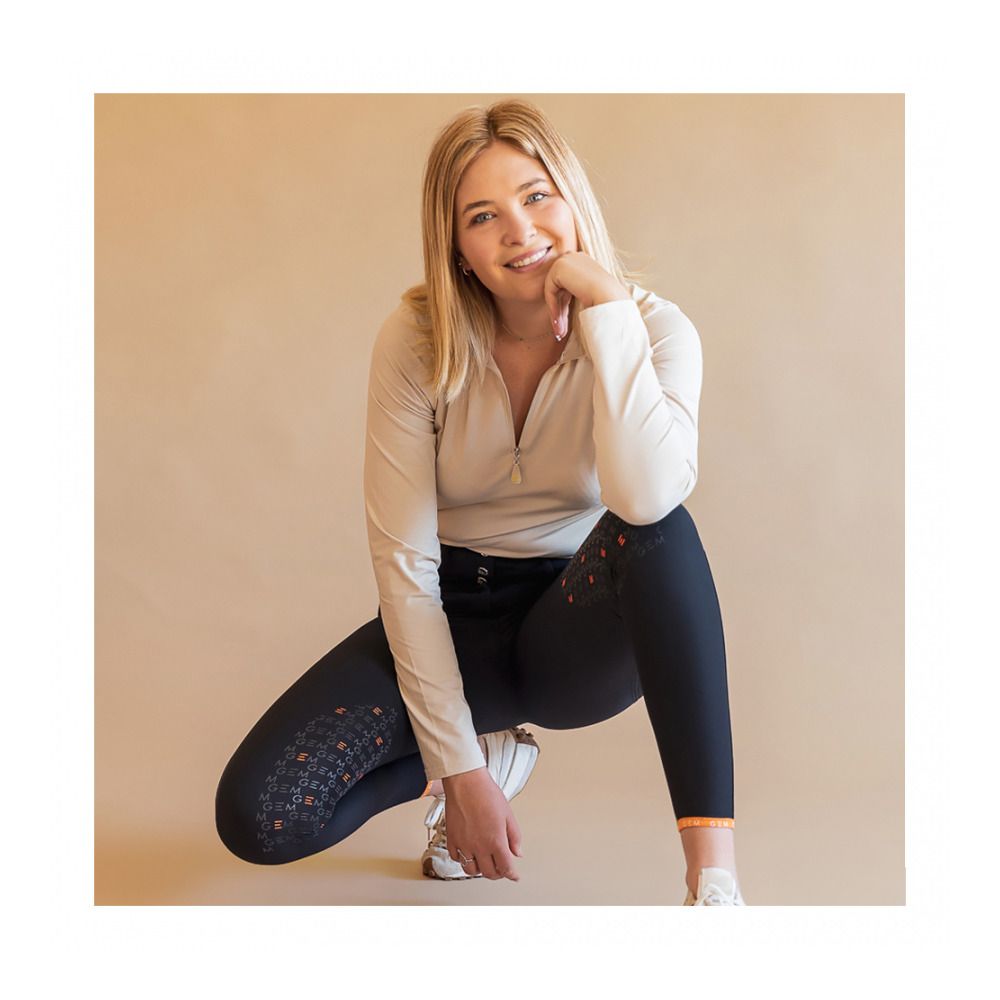 Gem DORADO - Pantalon siliconé Femme noir