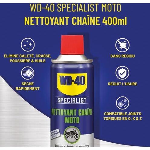 Nettoyant chaïne moto - Specialist - 400 mL