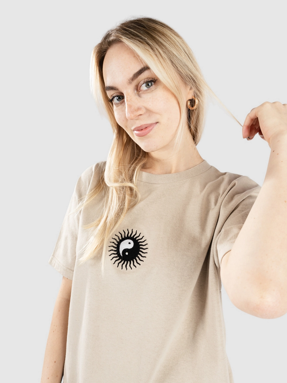 Smile And Wave Phoenix T-Shirt sand