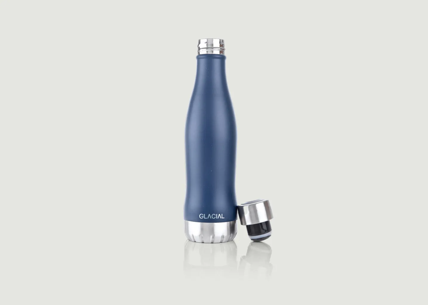 Gourde Matte Navy 400ml Glacial