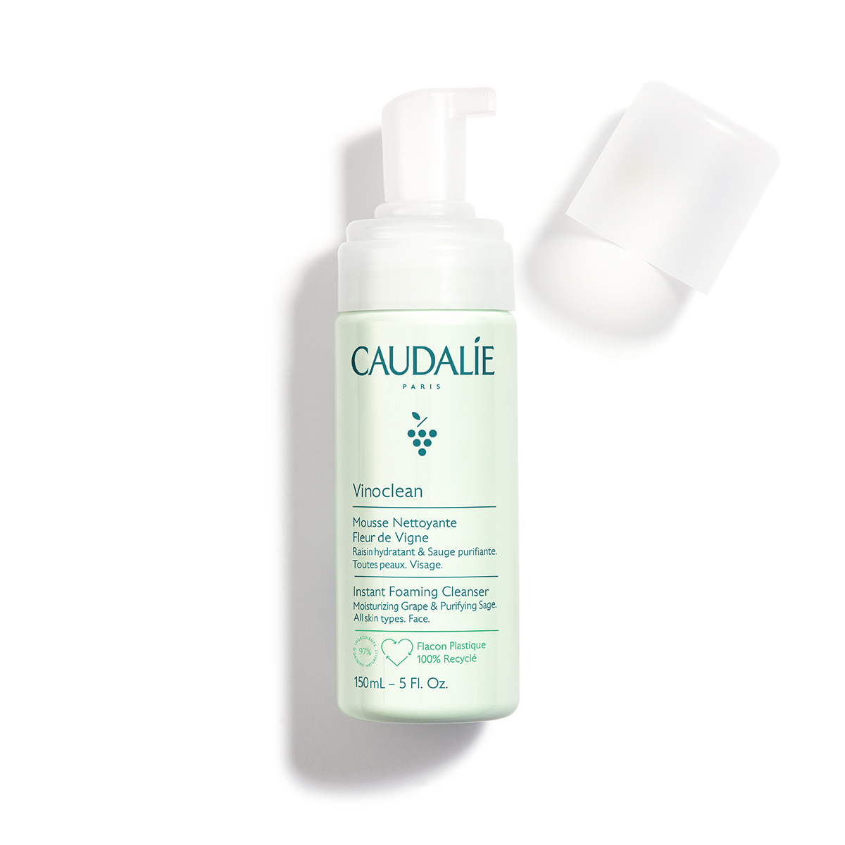 CAUDALIE Vinoclean Mss Nettoyant Fleur de Vigne 150 ml