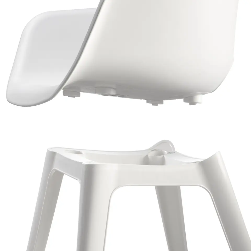 Allibert Tuinstoel Akola - wit (2 stuks)