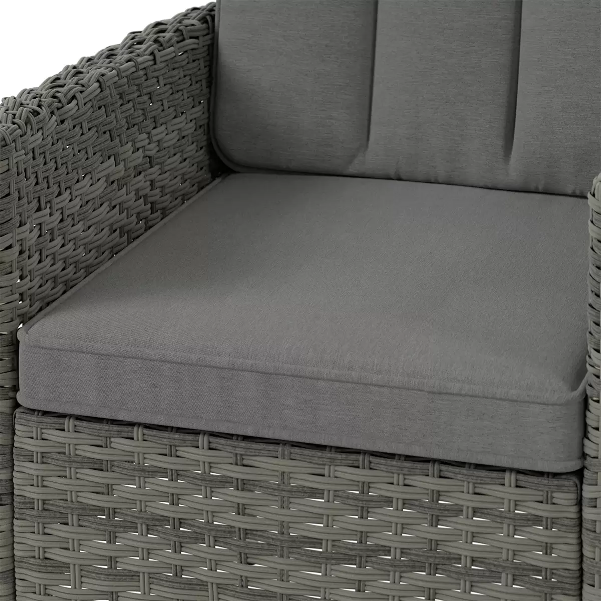 Beldano Loungegarnitur Verona 4-teilig Grau