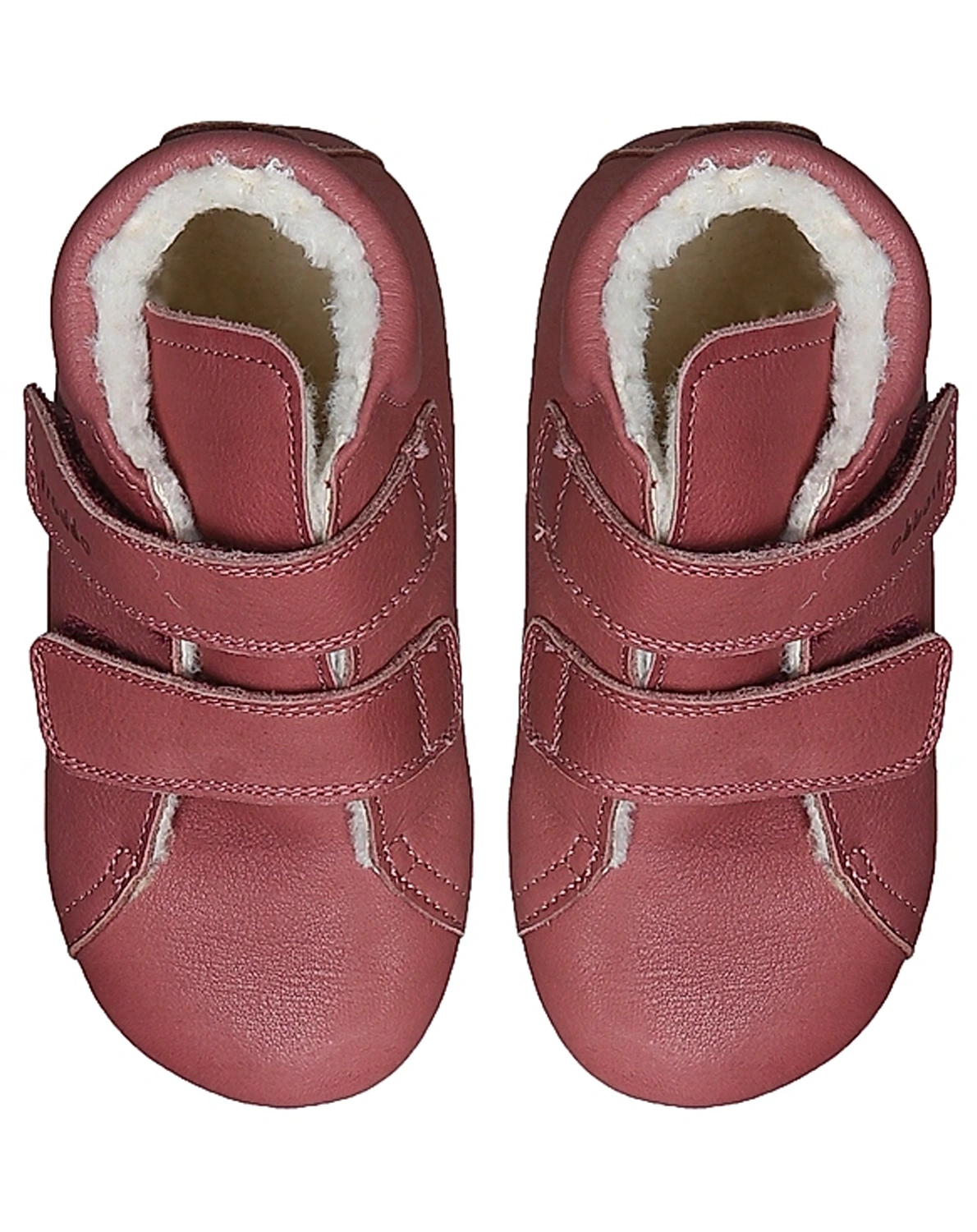Leder-Krabbelschuhe PIRKO gefüttert in nude