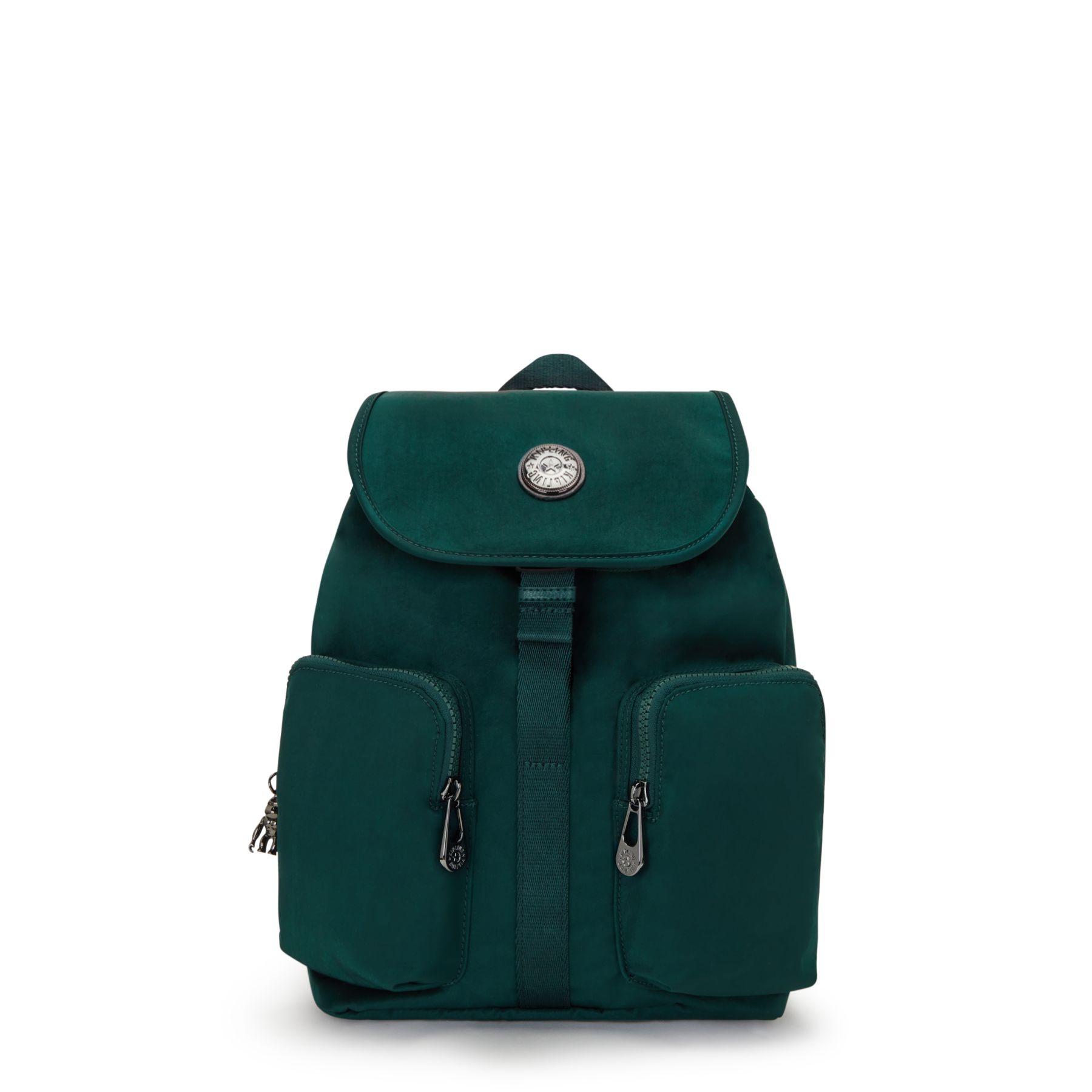 ANTO S Petit sac à dos avec cordon de serrage et poches avant - Deepest Emerald