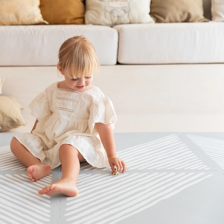 toddlekind Prettier Puzzle Spielmatte Sandy Lines Stone 120 x 180 cm