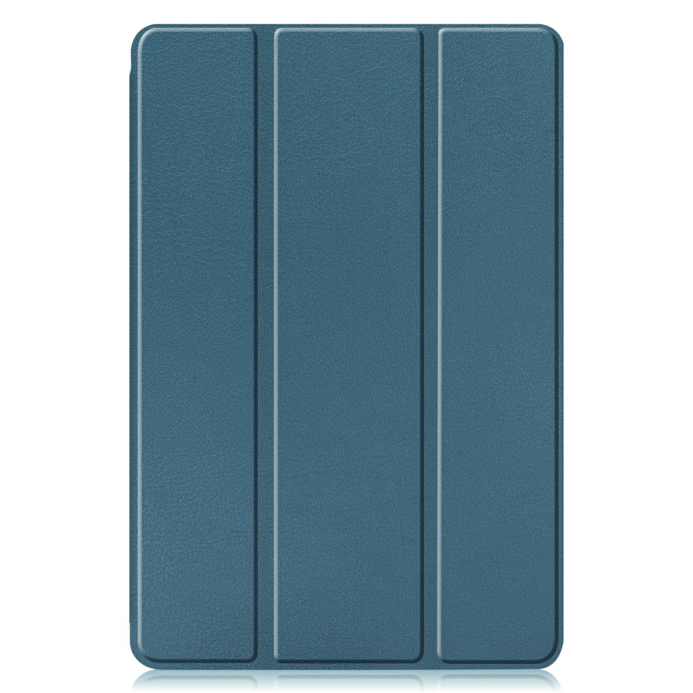 Samsung Galaxy Tab S6 Lite (2024/2022/2020) Leder Tasche Smart Case Hülle S-Pen Halterung - Blau / Grün
