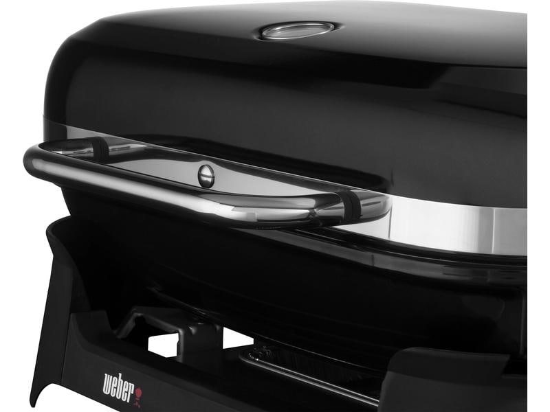 Weber Standgrill Elektro Lumin, Schwarz Elektrogrill mit Stand