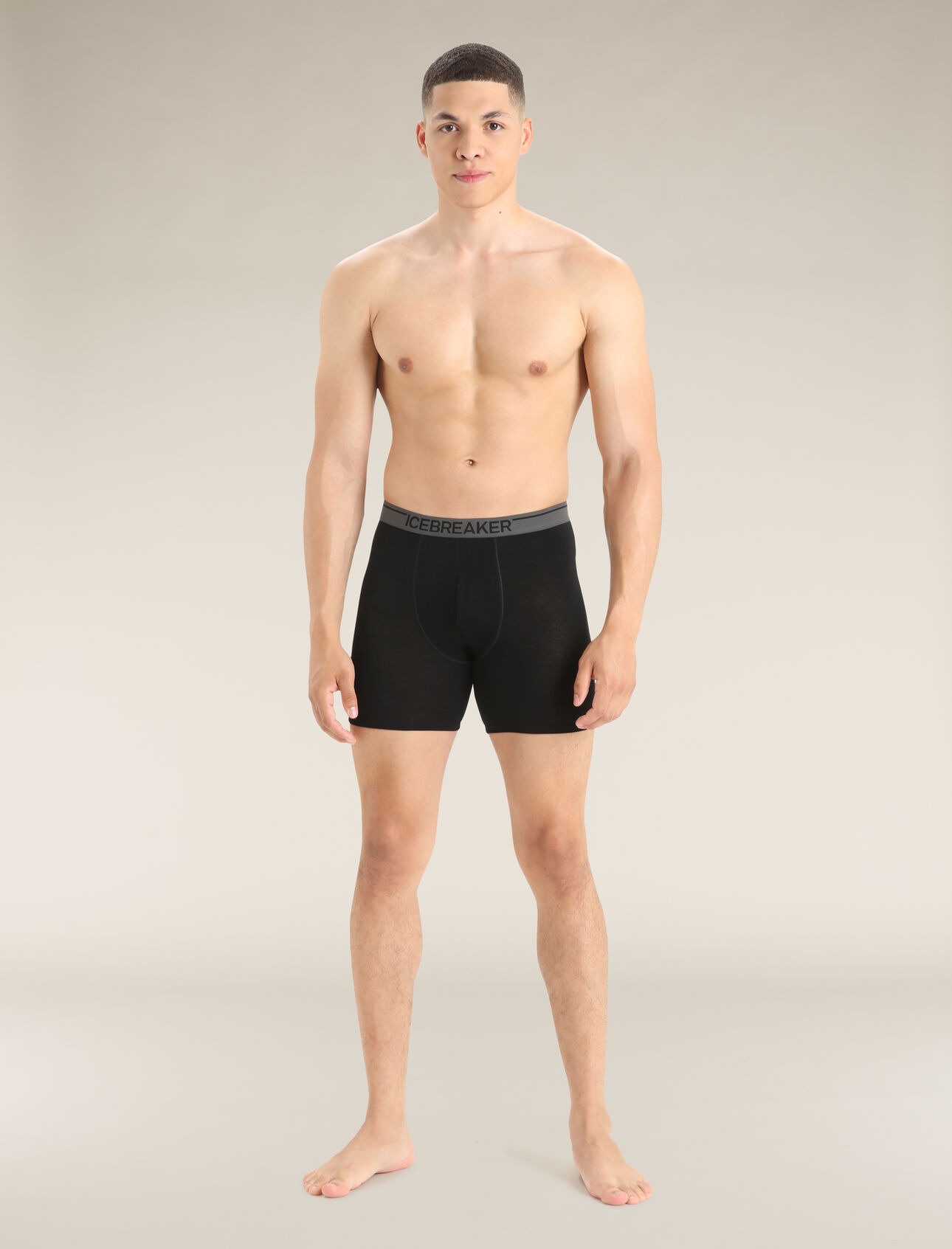 Anatomica Long Boxers Herre Black