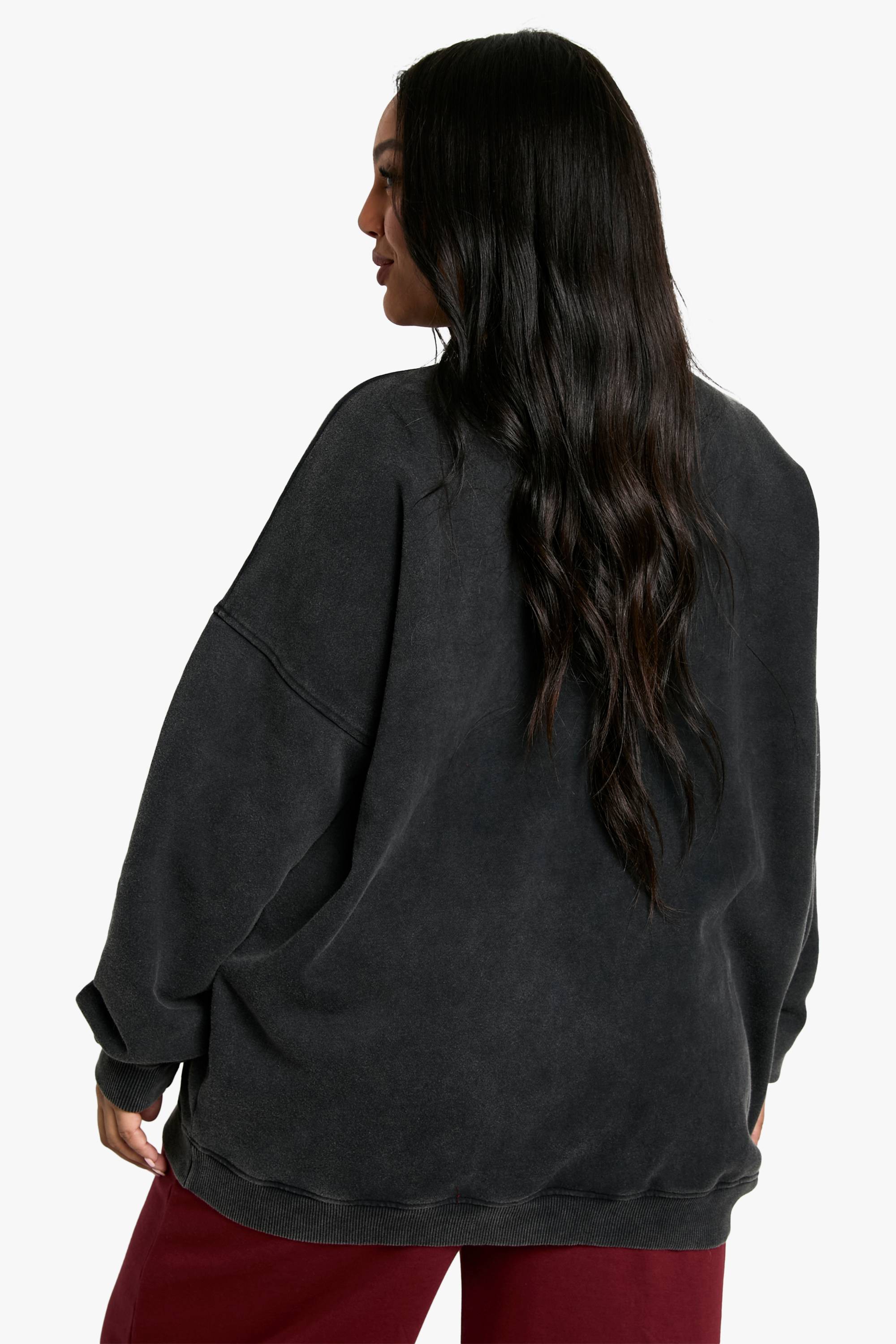 boohoo Plus California Cherry Sweatshirt Oversize