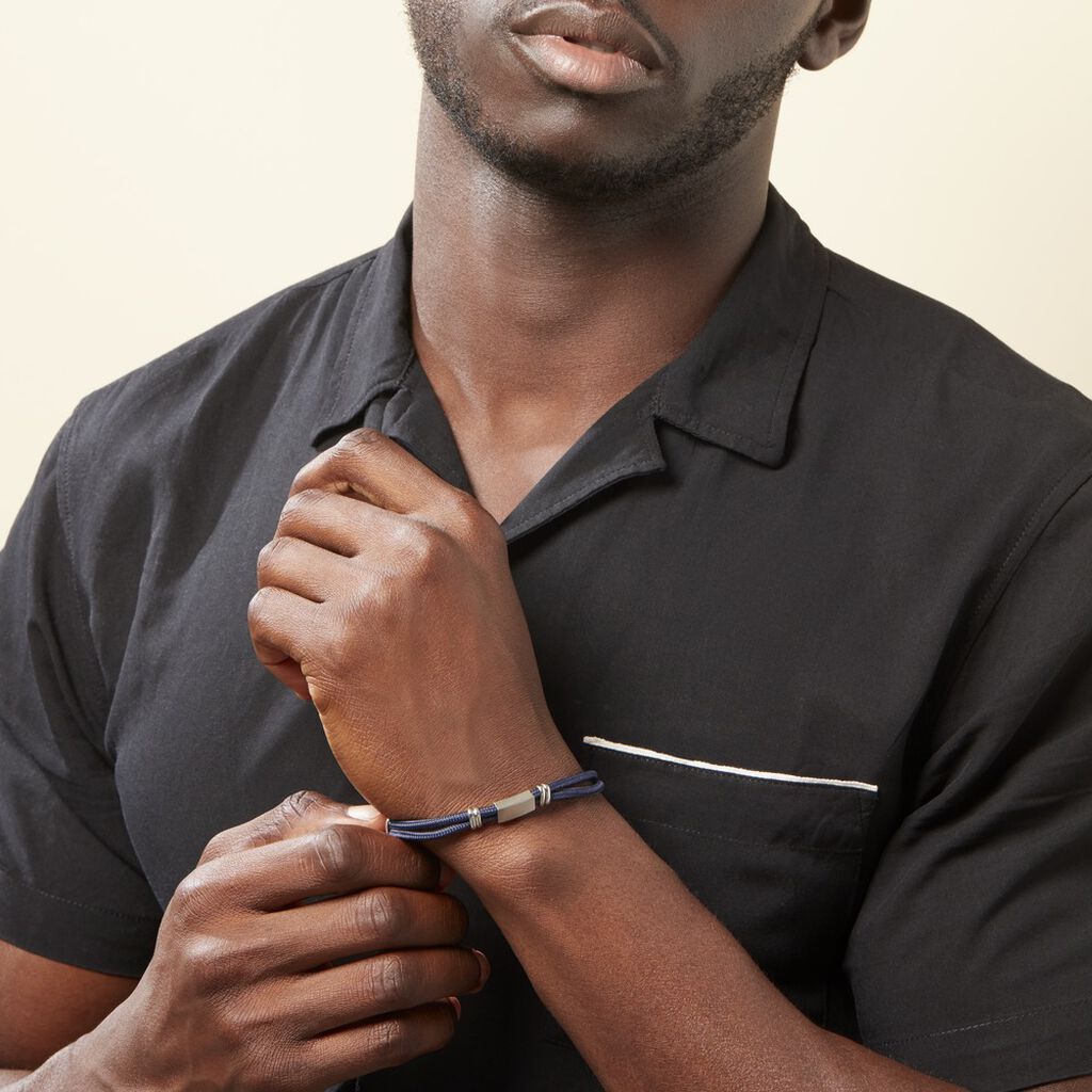 Bracelet Yannik Acier Blanc