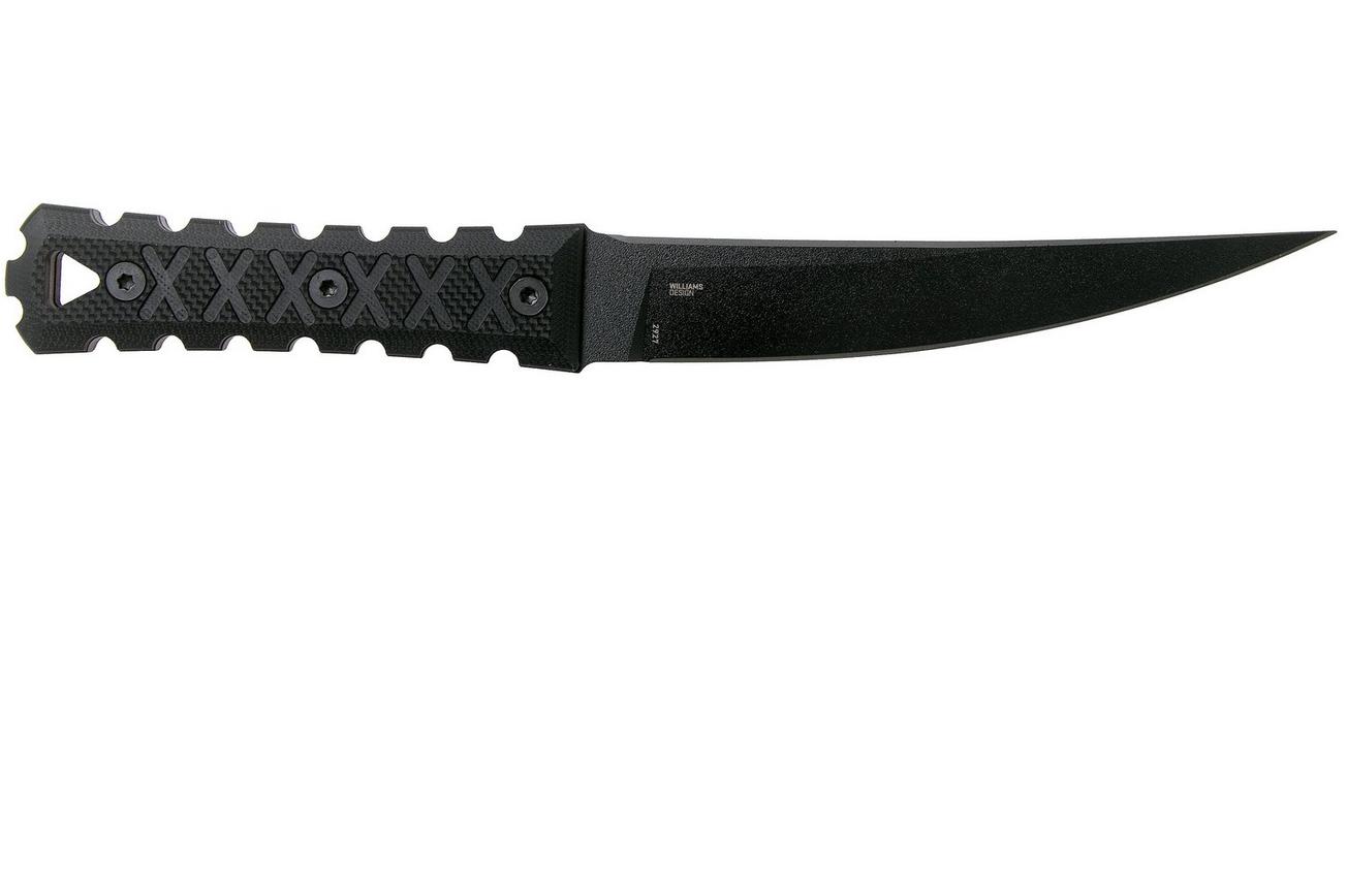 CRKT HZ6 Black 2927 vaststaand mes, James Williams design
