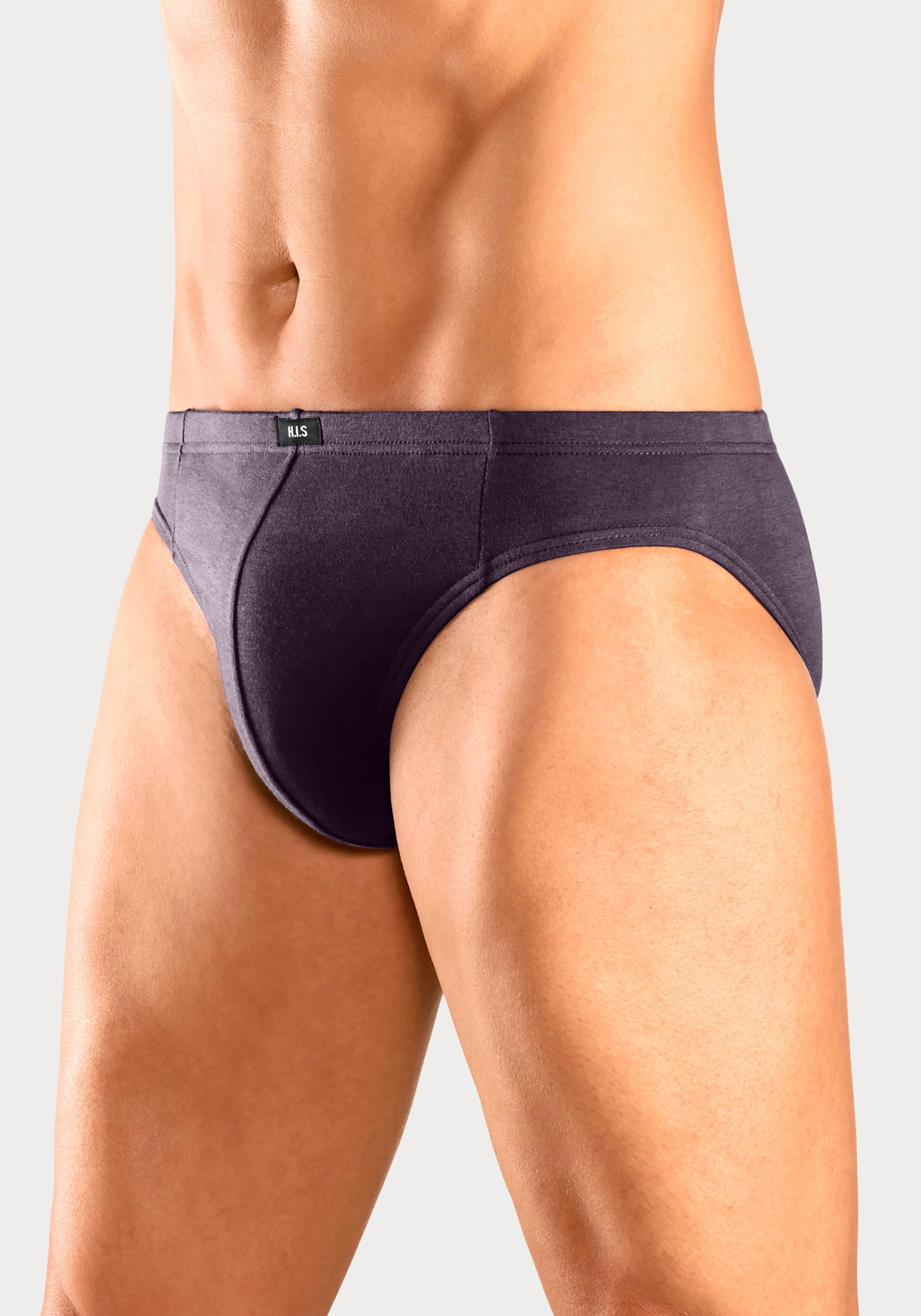 H.I.S Slip in weiß, grau-meliert, blau, blau-grün, anthrazit, aubergine, schwarz