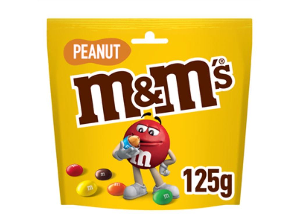 PASTILHAS DE CHOCOLATE M&M'S AMENDOIM 125 G