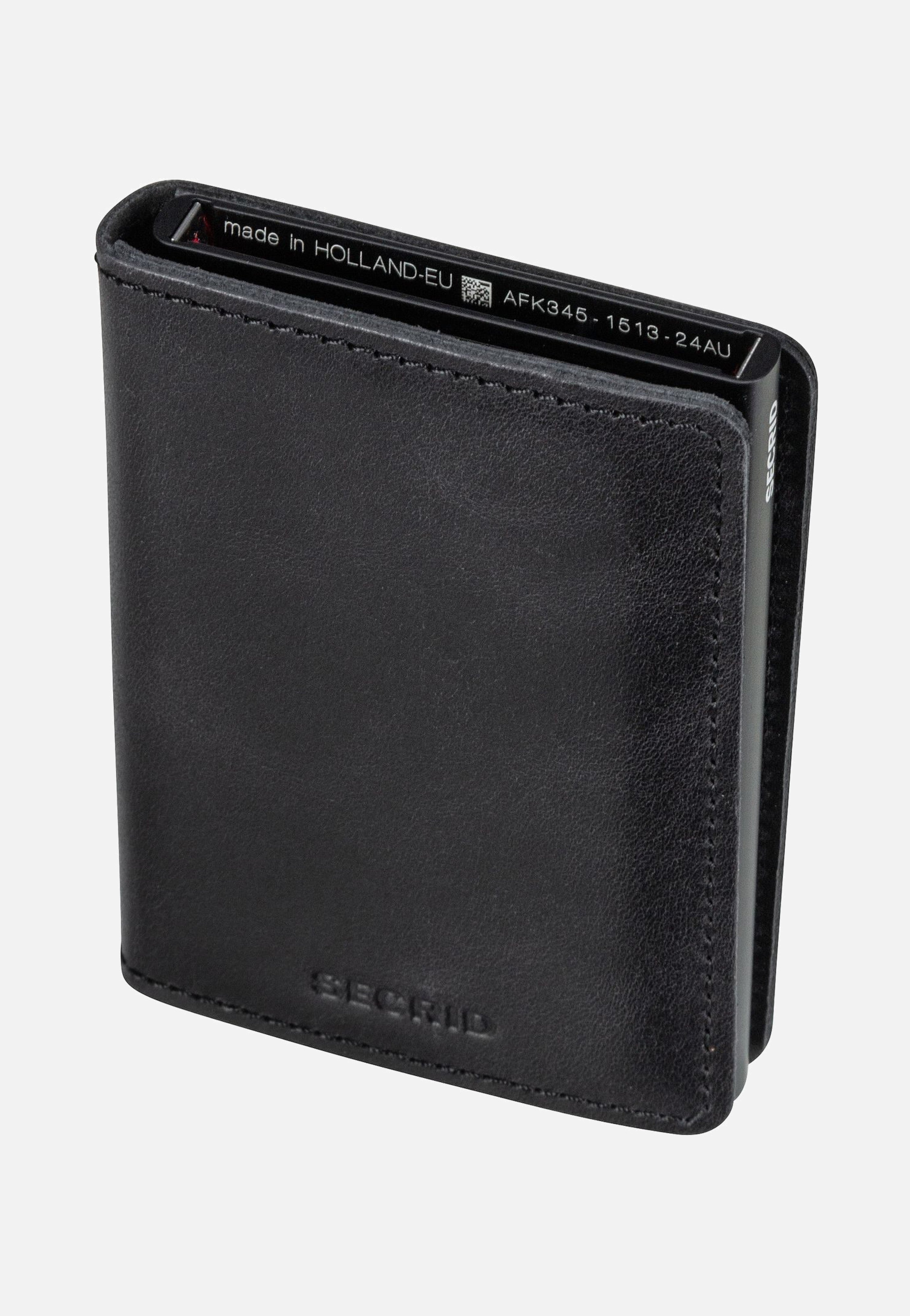 Slimwallet Vintage Black - Portemonnaie