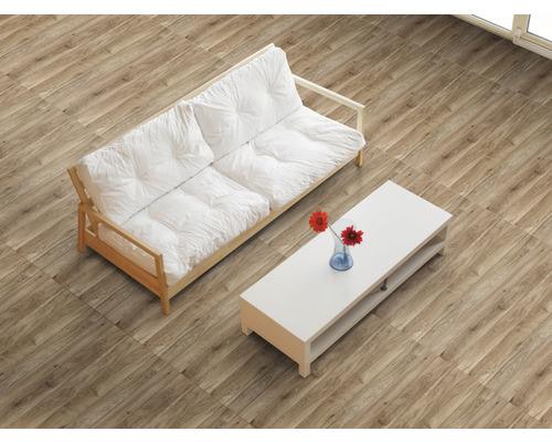 Porseleinen wand- en vloertegel Wally Noce 35,5 x 71 cm houtlook