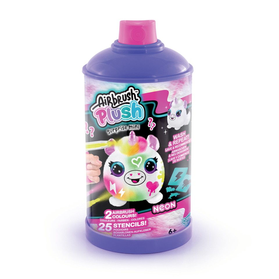 Airbrush Plush - Neon Mini Mystery Kit PDQ