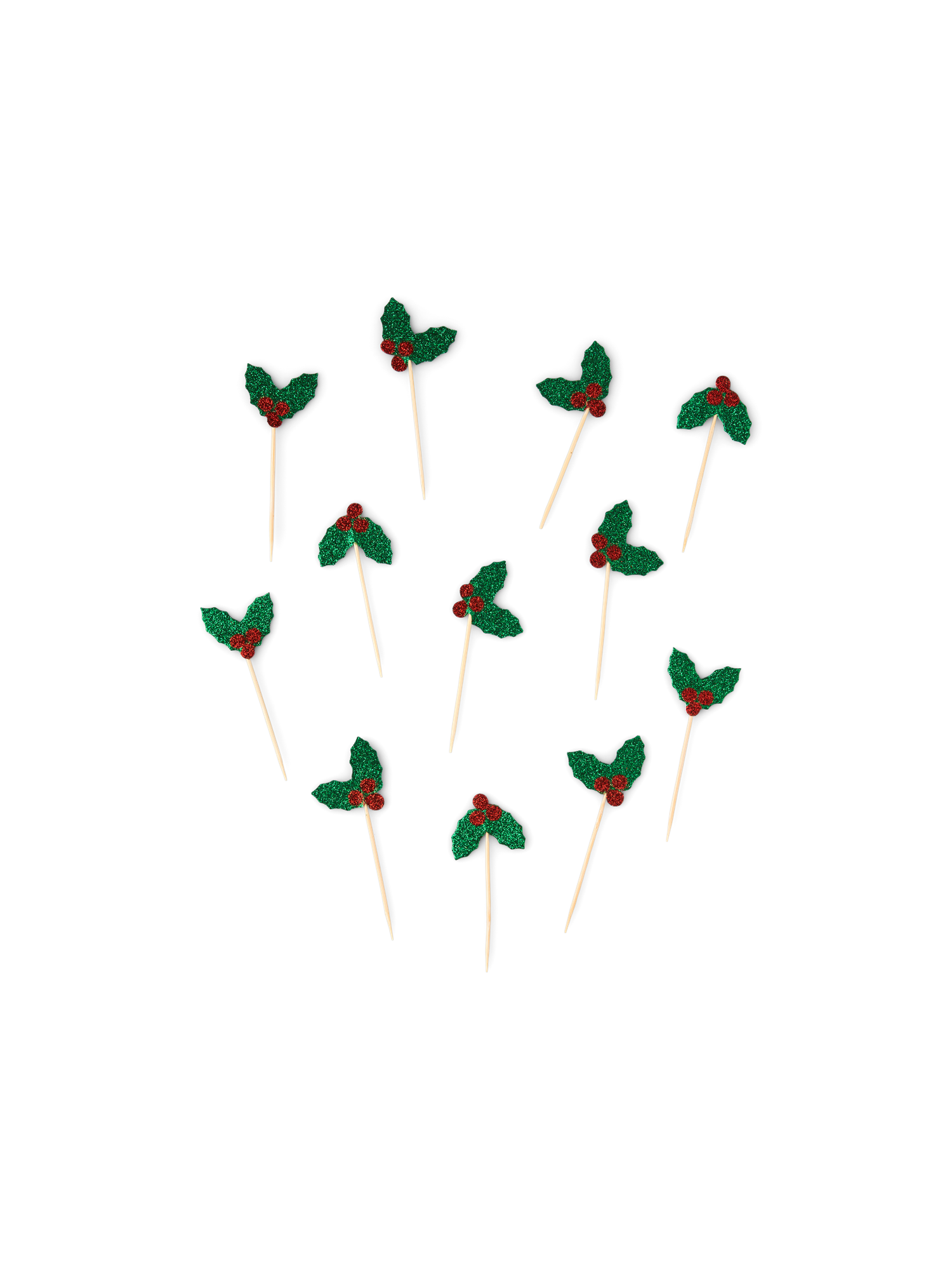Kagedekorationer | 12 stk.  | Green
