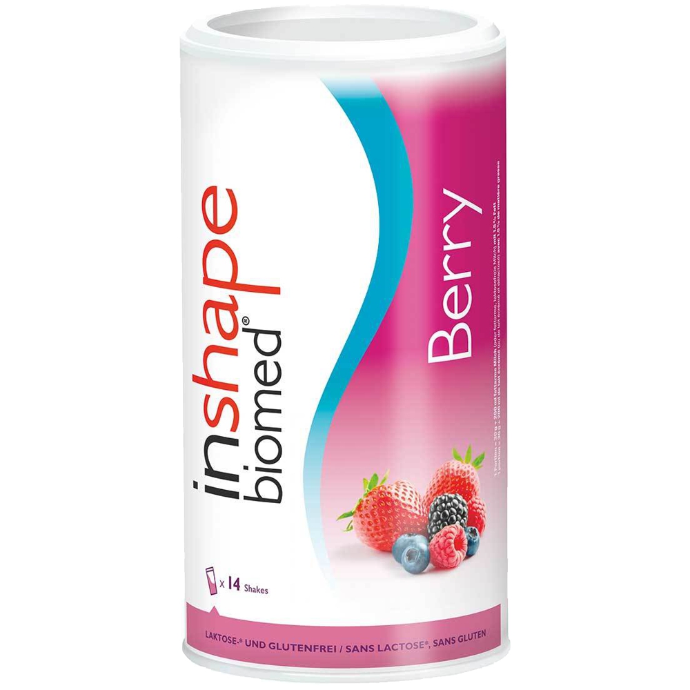 INSHAPE Biomed<br>420 g, Dose, Pulver, Berry