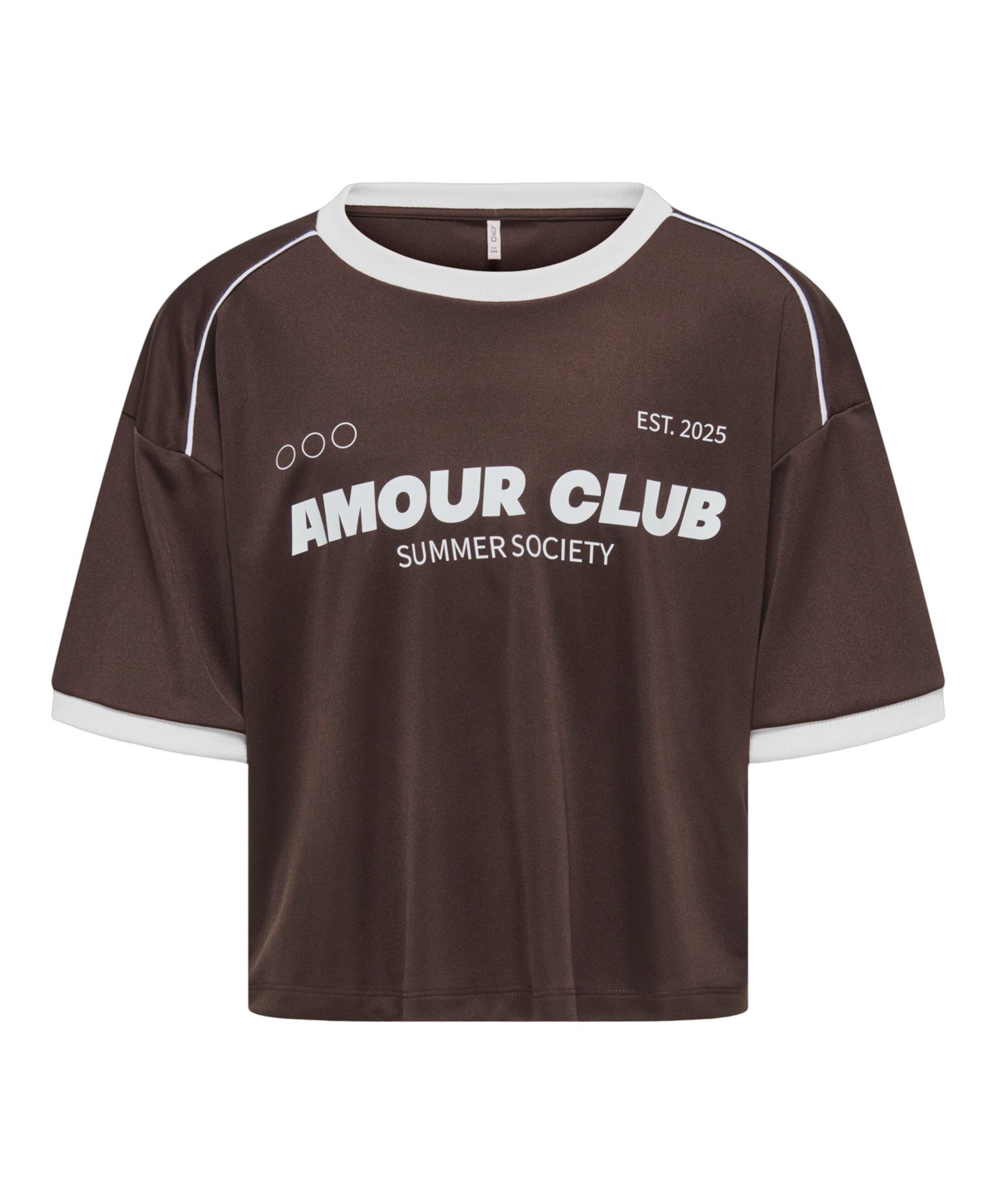 Only Meisjes T-shirt bruin