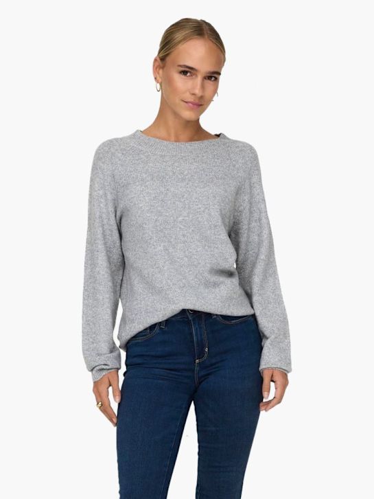 ONLY Strickpullover Grau
