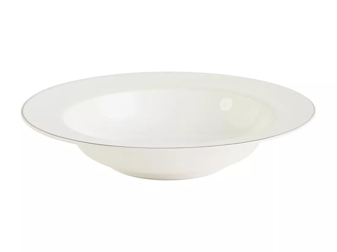 Assiette Creuse Bast blanc moyen 4.5 x 22