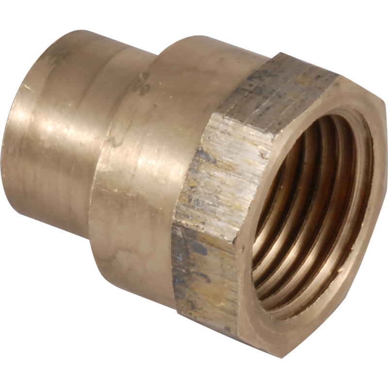 Conex soldeer schroefbus brons 3/4