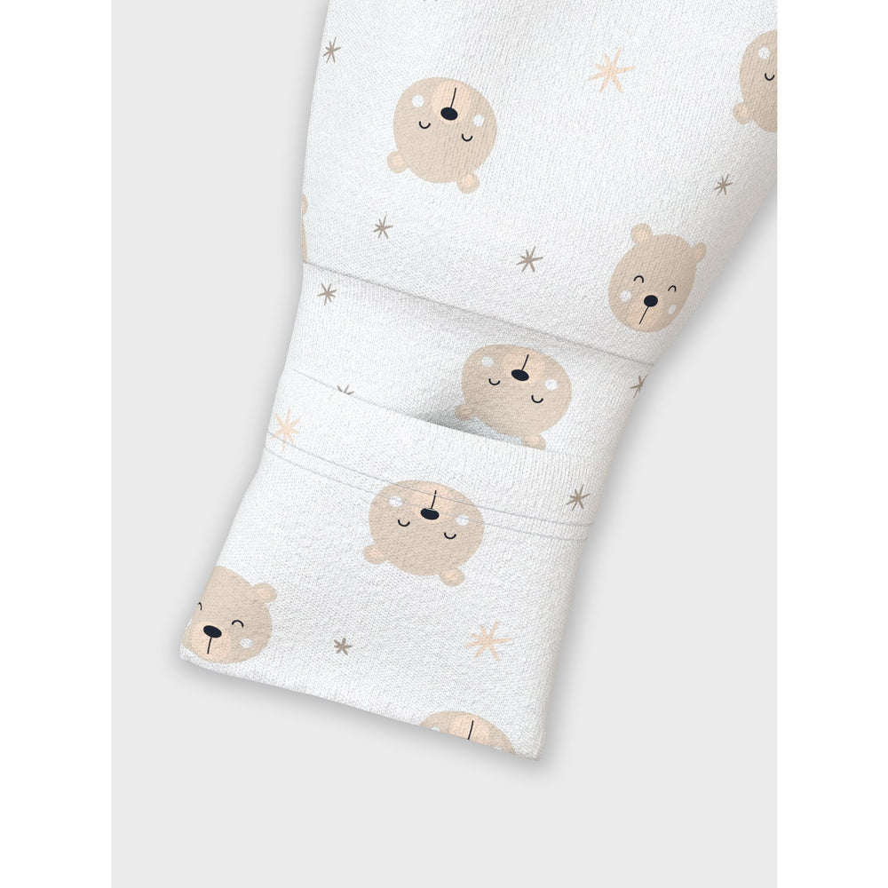 Køb Name It Oxford Tan Natdragt 2-pack Zip Oxford Bear Noos