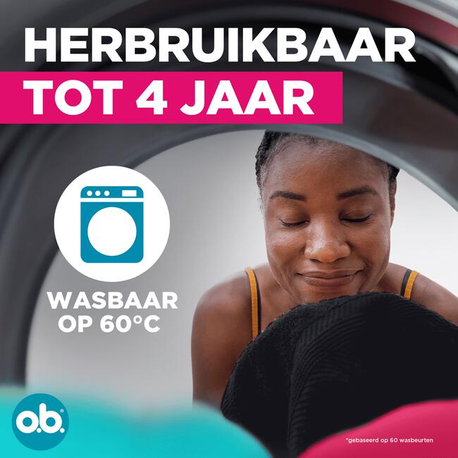o.b.® Herbruikbaar Menstruatie Ondergoed XS/S