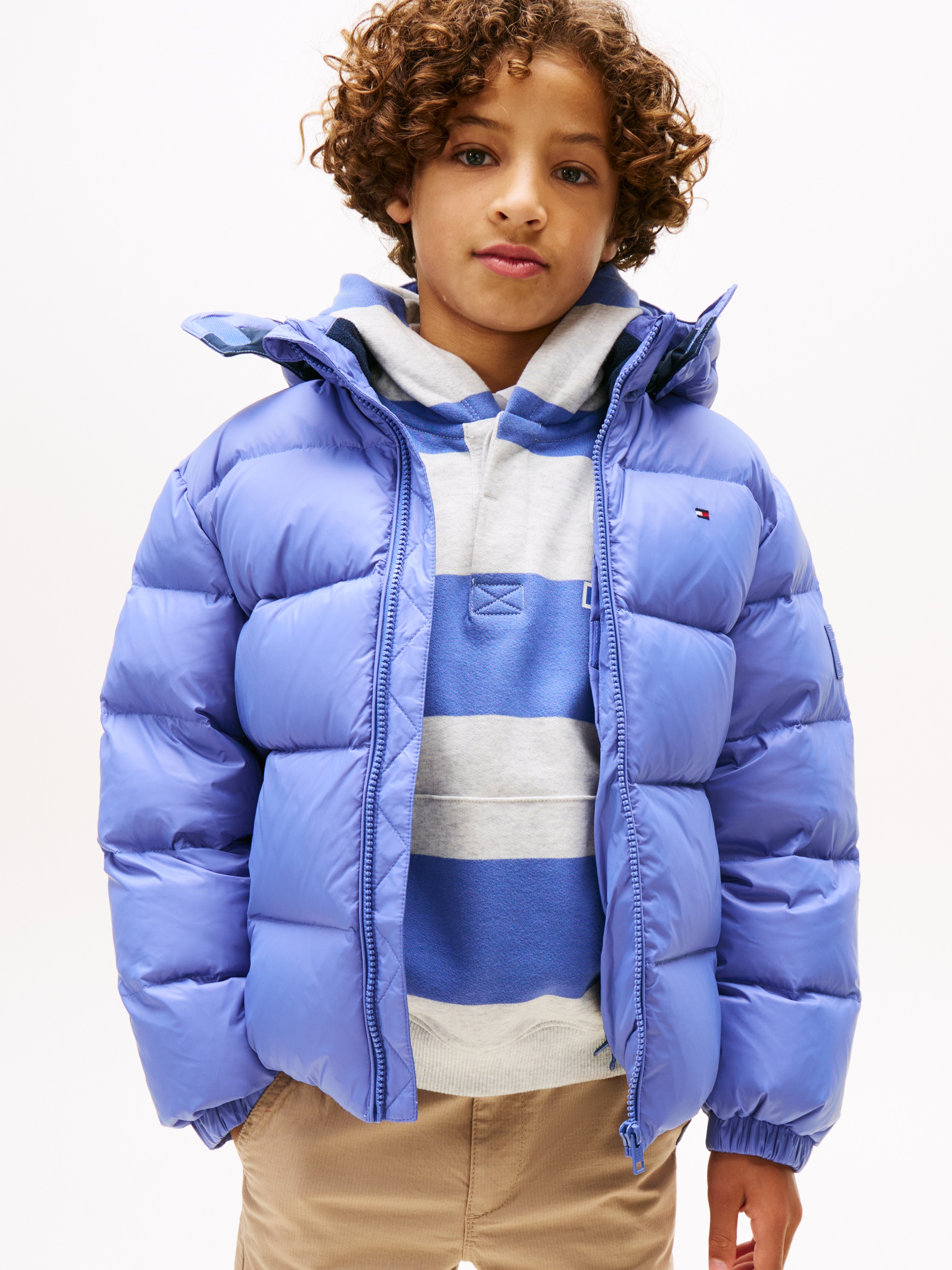 Tommy Hilfiger Steppjacke »ESSENTIAL DOWN JACKET« mitKapuze Kinder bis 16 Jahre