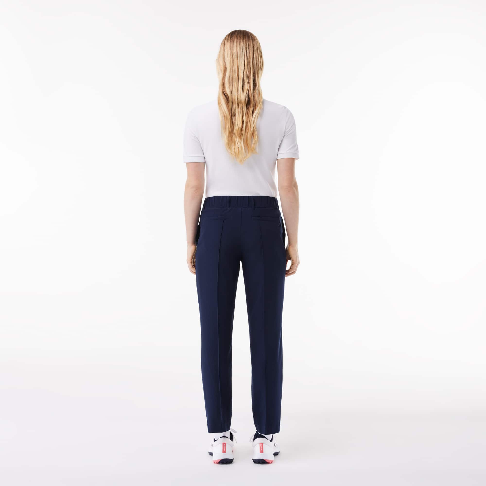Pantalon Golf en tissu léger stretch regular fit Pantalons & Shorts - Bleu - Lacoste - Femme