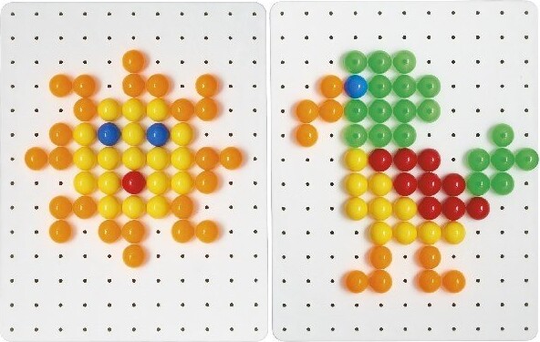 Hama Maxi Stick - Firkantet Plade Med 140 Stifter - 9667