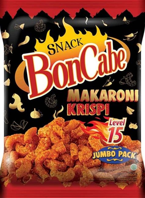 Boncabe Macaroni Crispy Snack Level15 150g