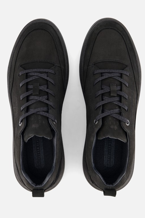 Cycleur de Luxe Roturier Sneakers zwart Nubuck