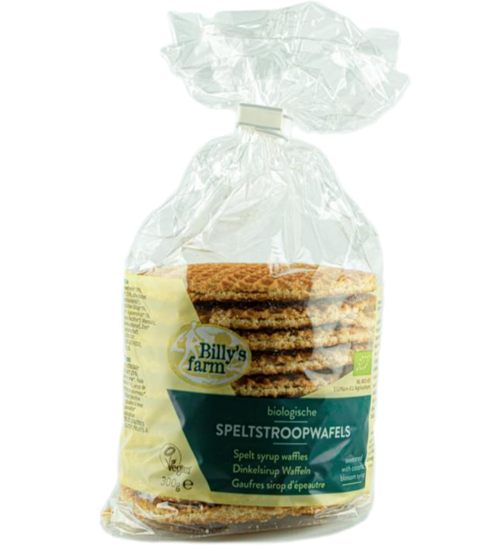 Billy’s Farm Spelt stroopwafels bio (300 gr)