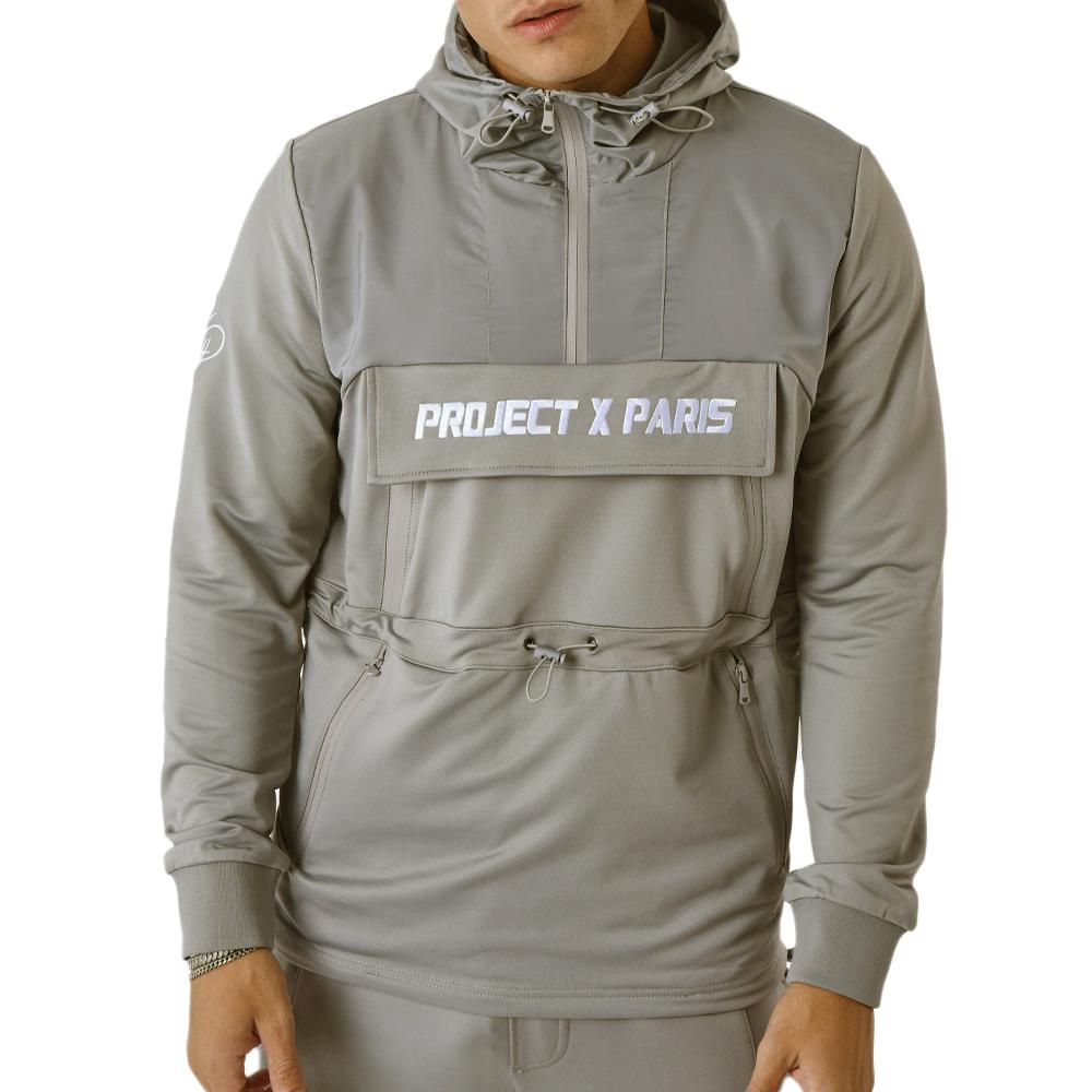 Project X Paris Sweat à Capuche Gris Homme Project X Paris 2322010