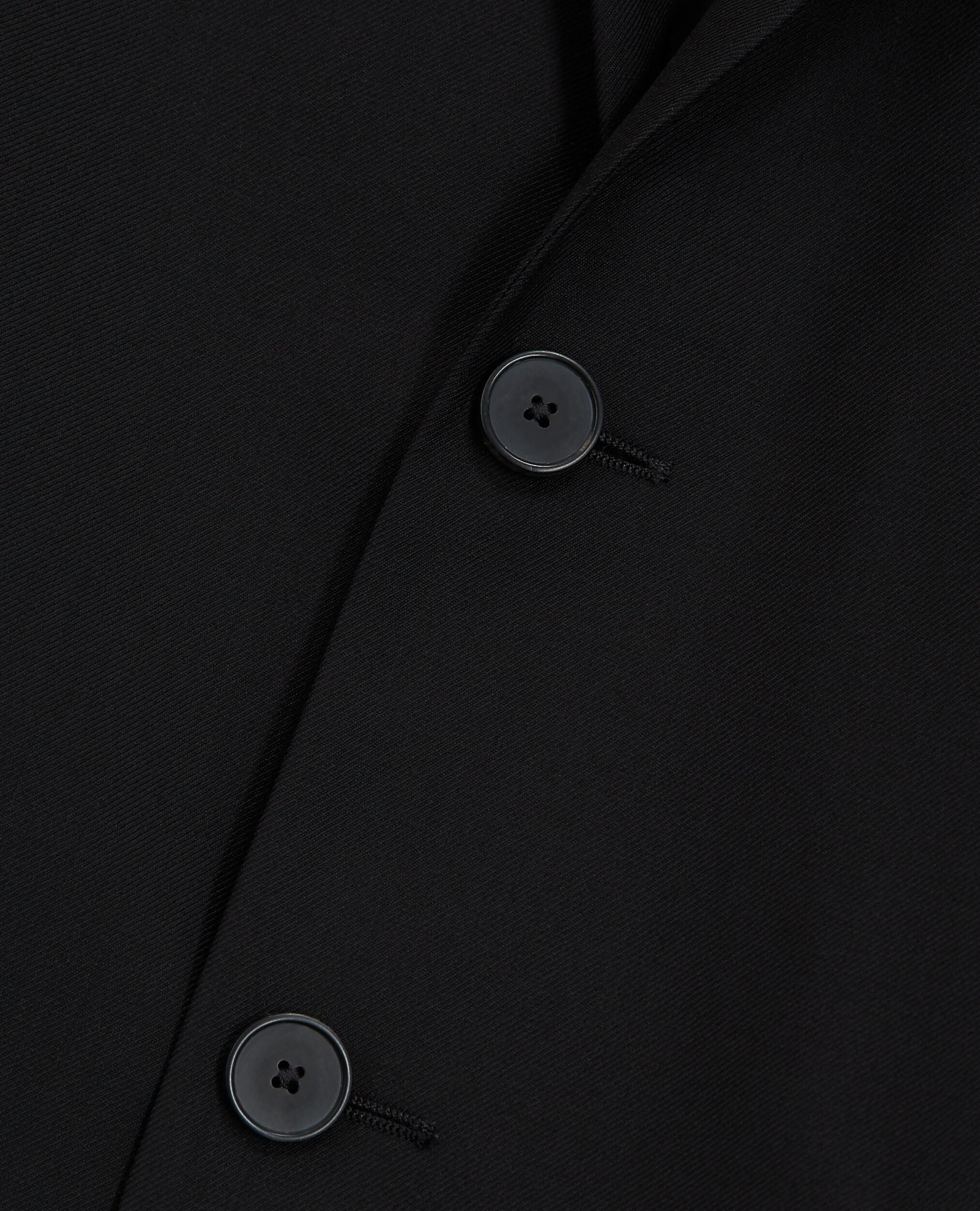 Veste de costume en laine noire
