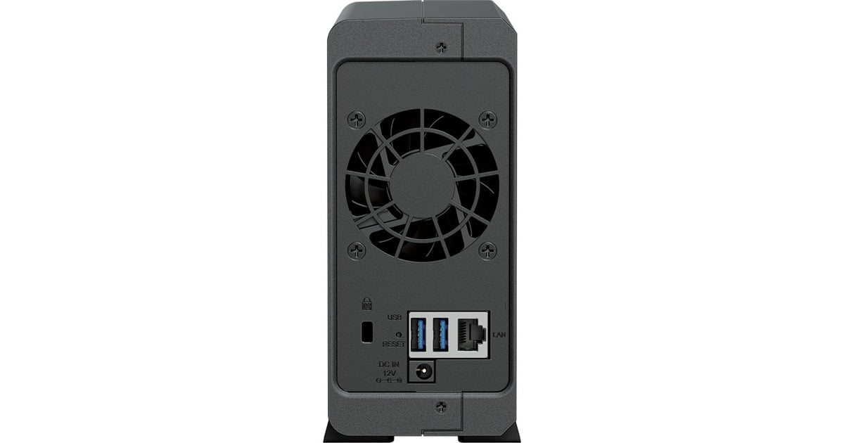 SynologyDiskStation DS124 nas  (Zwart, USB-A 3.2 (5 Gbit/s))