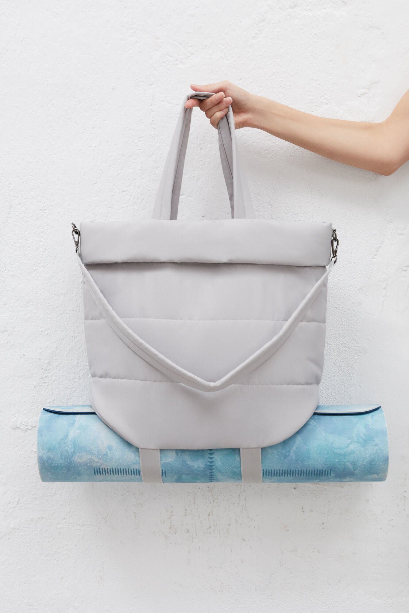 Bolsa tote cinza - cinza