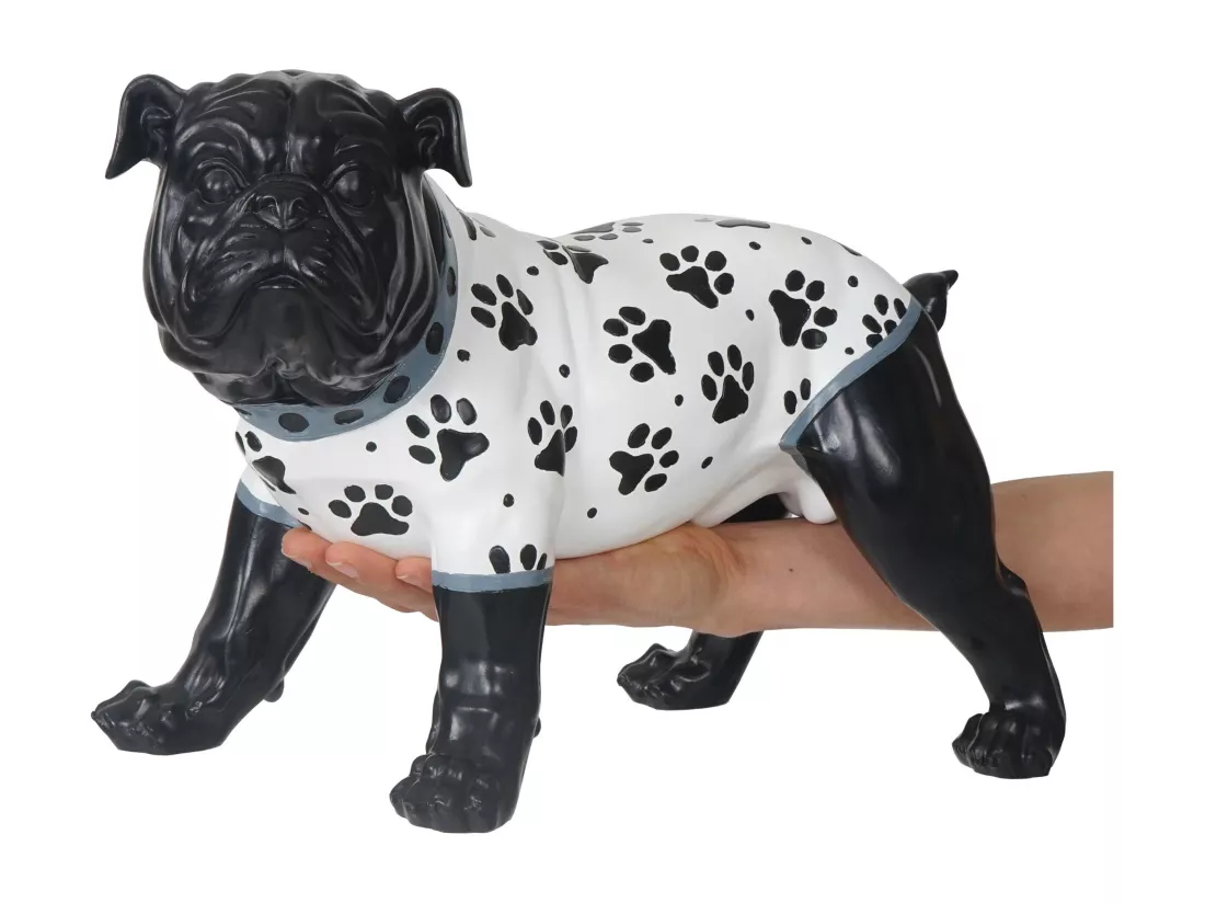 Figurine déco bouledogue 24cm résine 21 x 35 x 25 cm 04_0002837