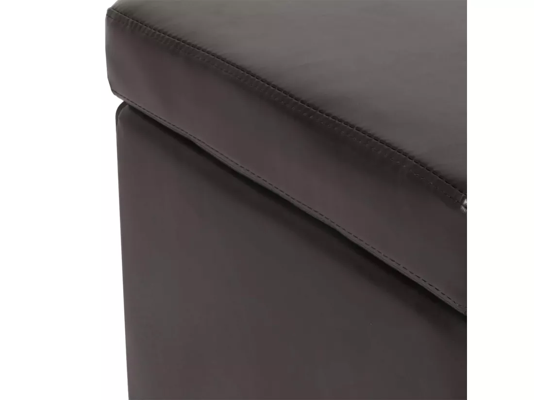 Pouf Carrara, marron