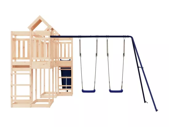 Aire de jeux d'extérieur bois de pin massif