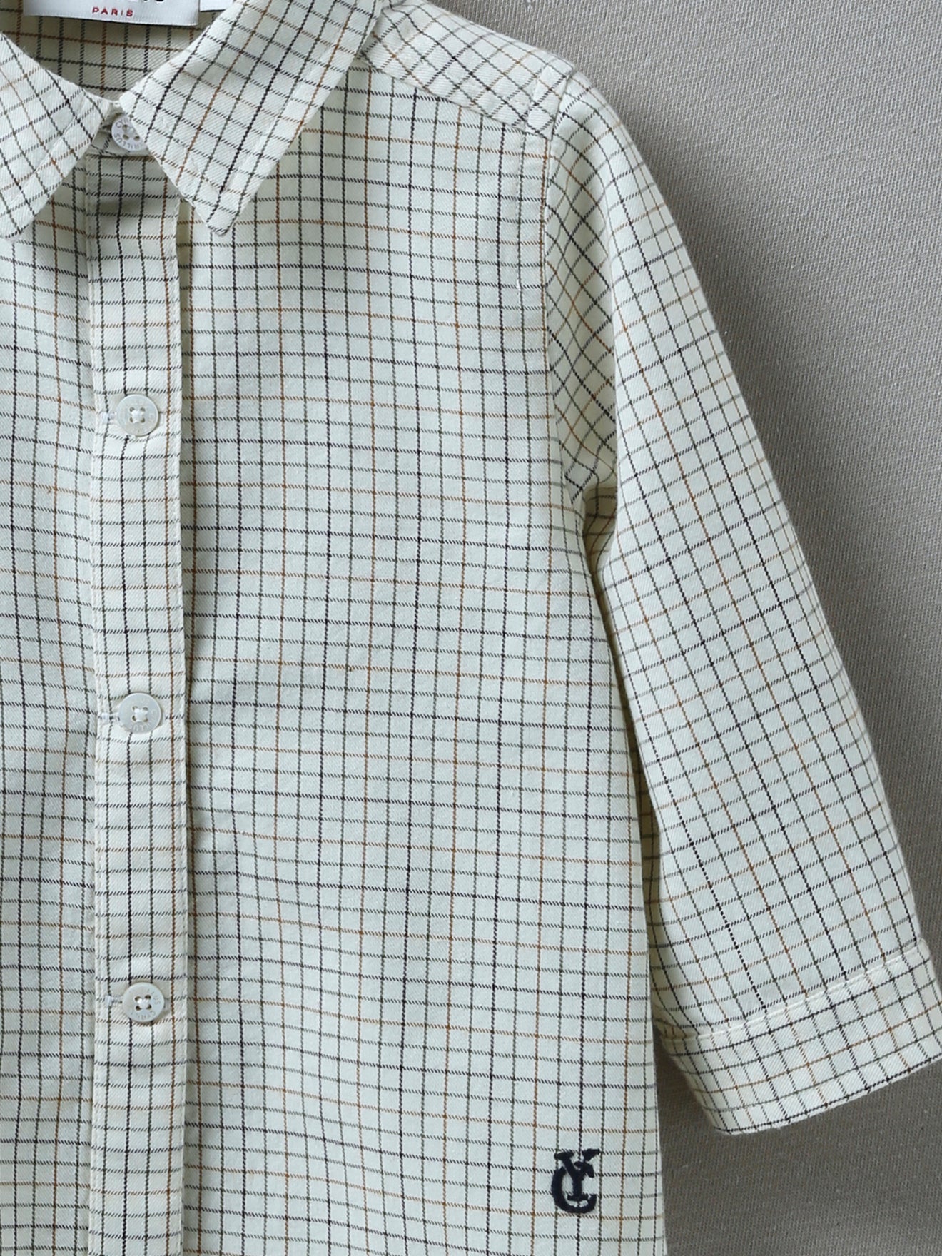 Chemise Bébé à carreau Tattersall