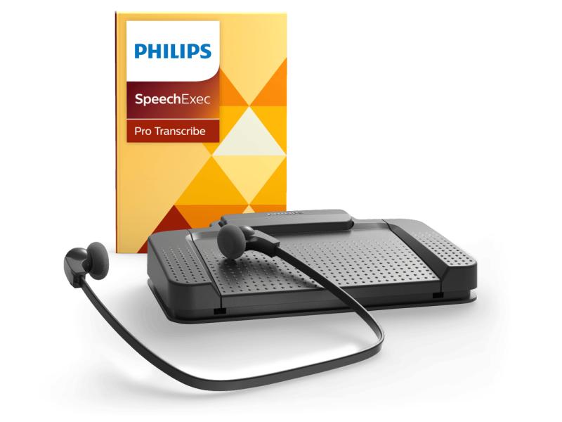 Philips Transcription-Set SpeechExec Professionelles PC-Wiedergabe-Kit